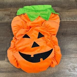 Boots & Barkley XL Plush Pumpkin Dog Costume Halloween Soft Belly Strap